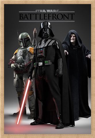 Framed Framed The Dark Side - Star Wars Battlefront