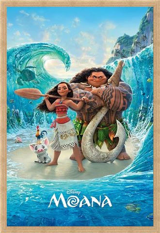 Framed Framed Magical Sea - Disney's Moana