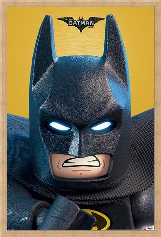 Framed Framed Lego Batman Close-Up - Lego Batman