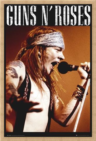 Framed Framed Guns N Roses - Axel Rose