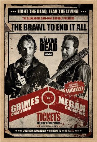 Framed Framed Fight Night - The Walking Dead