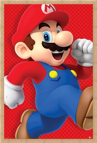 Framed Framed Run Mario! - Super Mario