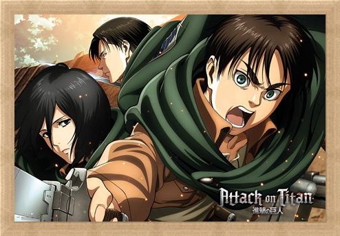Framed Framed Scouts - Attack On Titan Season 2