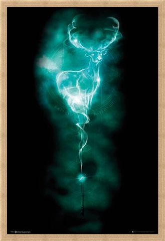 Framed Framed Patronus Stag - Harry Potter