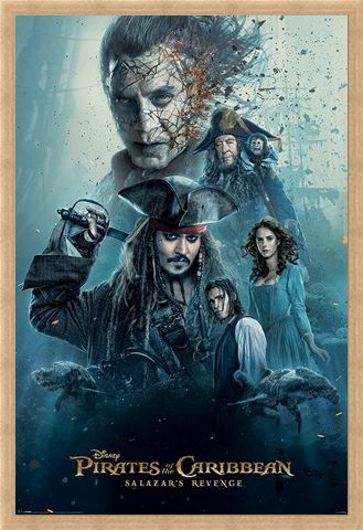 Framed Framed Burning - Pirates of the Caribbean