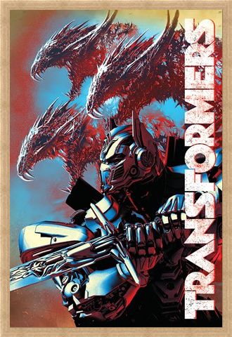 Framed Framed The Last Knight Dragons - Transformers
