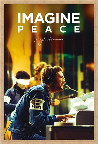 Framed Framed People For Peace - John Lennon