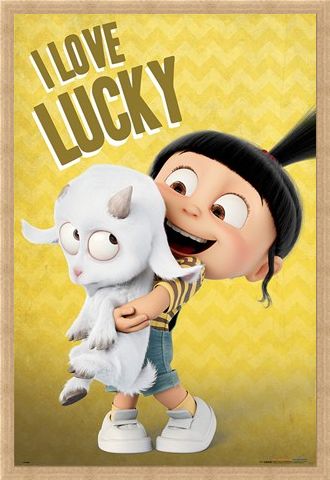 Framed Framed I Love Lucky - Despicable Me 3