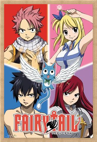 Framed Framed Quad Goals - Fairy Tail