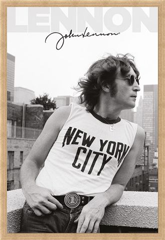 Framed Framed NYC Profile - John Lennon