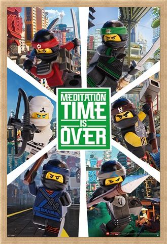 Framed Framed LEGO® Ninjago Movie Six Ninjas - LEGO® Ninjago Movie