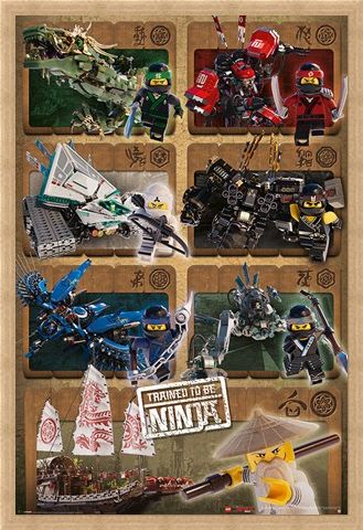 Framed Framed Ninjas & Mechs - LEGO® Ninjago