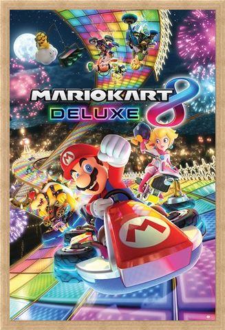 Framed Framed Intergalactic Disco - Mario Kart 8 Deluxe