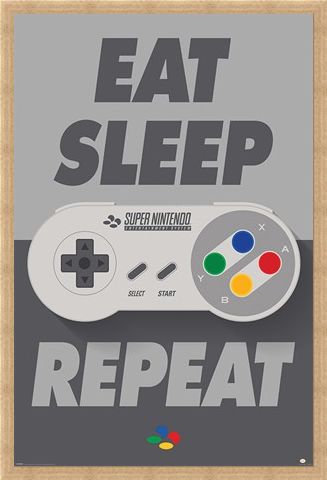 Framed Framed SNES Controller - Nintendo