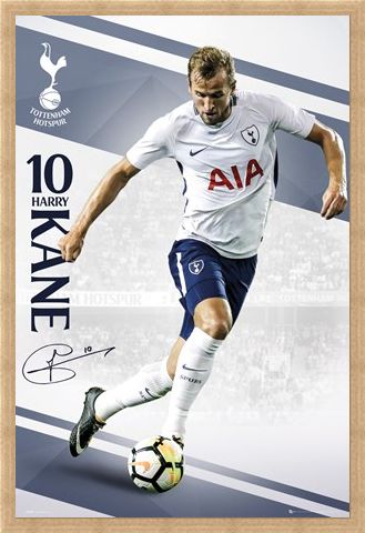 Framed Framed Tottenham Kane 17-18 -