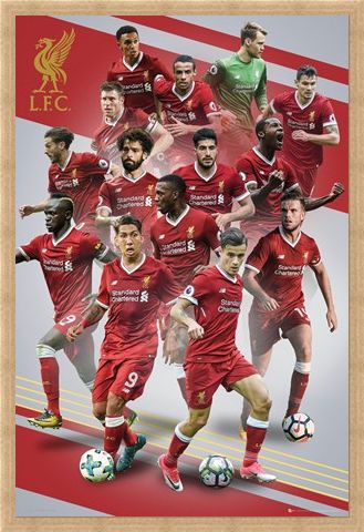 Framed Framed Players 17-18 - Liverpool FC