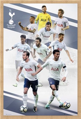 Framed Framed Players 17-18 - Tottenham FC