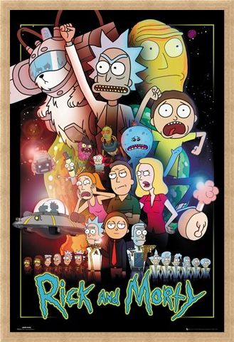 Framed Framed Rick and Morty - Wars
