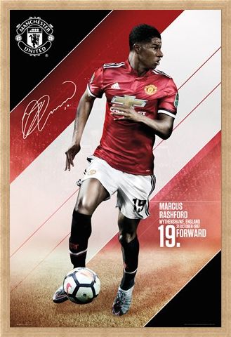 Framed Framed Rashford 17-18 - Manchester United