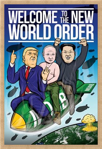 Framed Framed Welcome To The New World Order -
