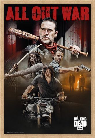 Framed Framed Season 8 Collage - The Walking Dead