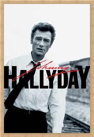 Framed Framed Train Tracks - Johnny Hallyday