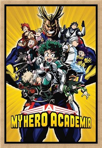 Framed Framed Radial Character Burst - My Hero Academia