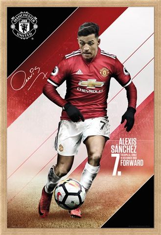 Framed Framed Sanchez 17-18 - Manchester United