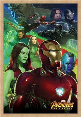 Framed Framed Iron Man - Avengers Infinity War