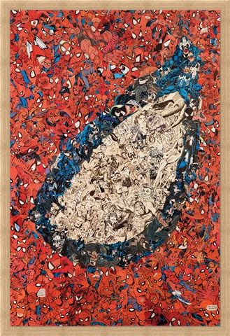 Framed Framed Eye Montage - Spider-Man