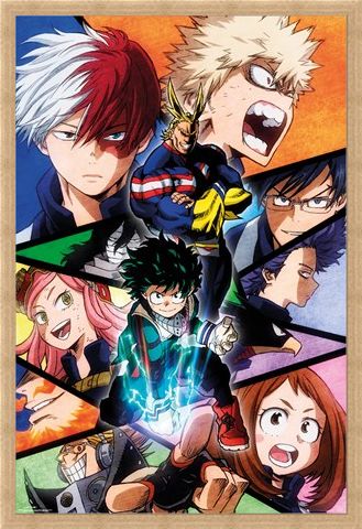 Framed Framed Character Burst - My Hero Academia