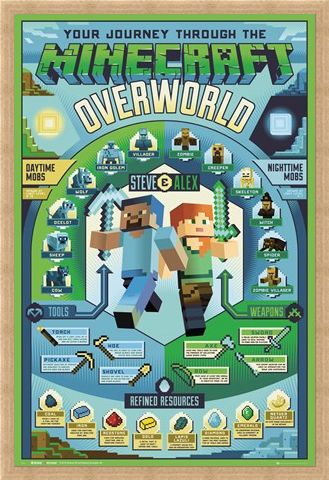 Framed Framed Overworld Biome - Minecraft