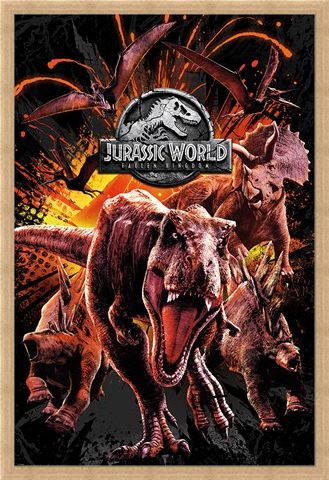 Framed Framed Fallen Kingdom Montage - Jurassic World