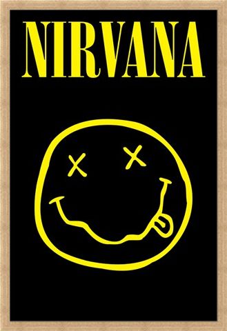 Framed Framed Smiley - Nirvana