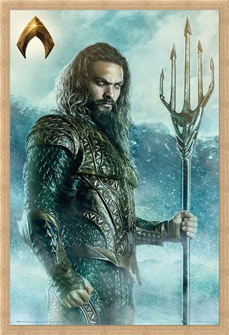 Framed Framed Aquaman Trident - Justice League