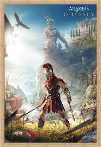 Framed Framed Odyssey Keyart - Assassins Creed