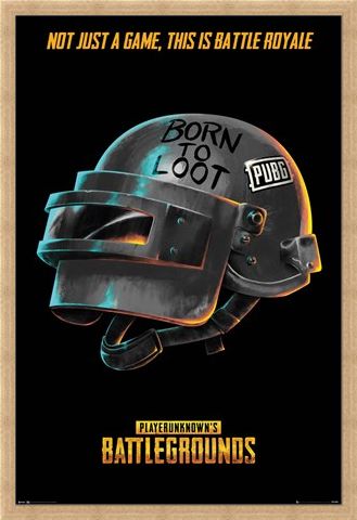 Framed Framed Born To Loot - PUBG