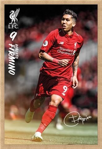 Framed Framed Firmino 18/19 - Liverpool FC