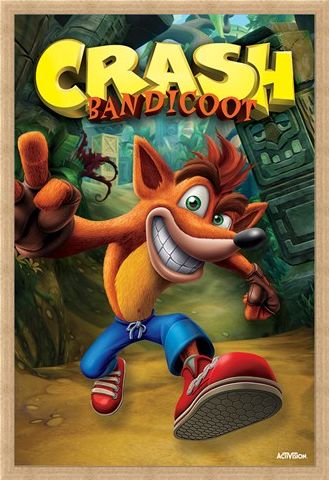 Framed Framed Next Gen Bandicoot - Crash Bandicoot