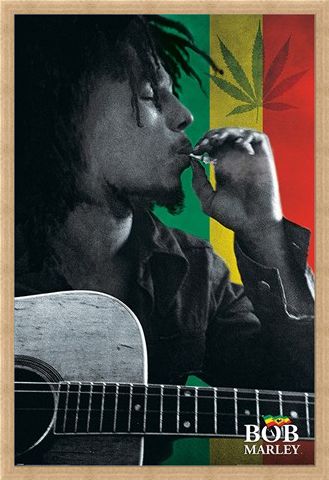 Framed Framed Smoke - Bob Marley