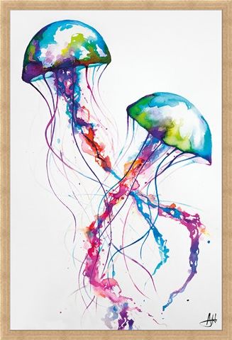 Framed Framed Jellyfish - Marc Allante
