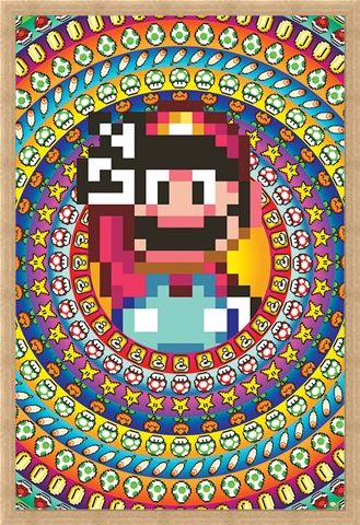 Framed Framed Power Ups - Super Mario