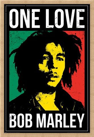 Framed Framed One Love - Bob Marley