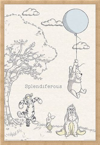 Framed Framed Splendiferous - Winnie the Pooh