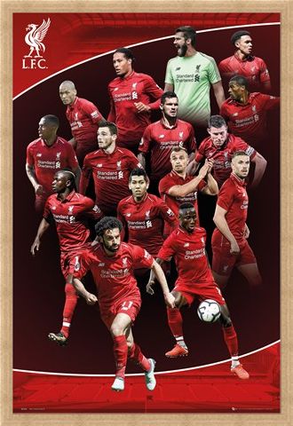 Framed Framed Team Photo - Liverpool FC