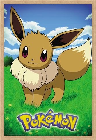 Framed Framed Eevee - Pokemon