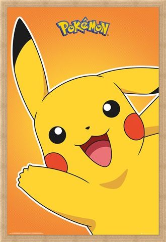 Framed Framed Pikachu - Pokemon