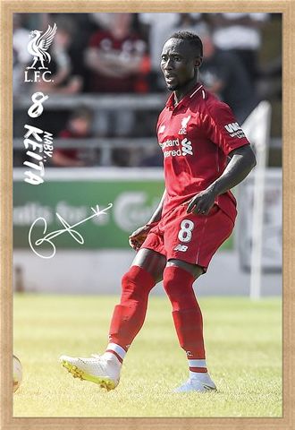 Framed Framed Keita 18-19 - Liverpool