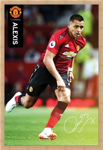 Framed Framed Alexis 18-19 - Manchester United