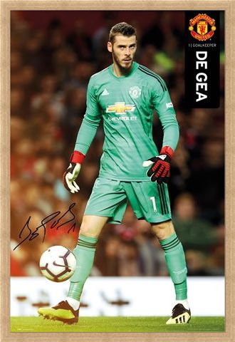 Framed Framed De Gea 18-19 - Manchester United